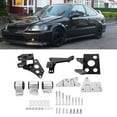 thumbnail image 1 of Aluminum Alloy Engine Mount Bracket Kit Fit For  EK Chassis k swap  1996-2000, 1 of 8