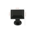 thumbnail image 6 of Utopia Alley Valetta Cabinet Ring Pull Knob - Decorative Cabinet Drop Pull Knobs for Cabinets and Drawers - Vintage Cabinet Hardware with Hand Finished Matt Black - Metal Drawer Pull Knobs 0.94", 6 of 9