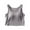 Dark Gray, variant on fatyb Crop Tank Tops for Women with Built in Bra Sleeveless Padded Womens Workout Yoga Shirts Activewear