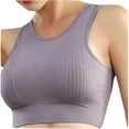 thumbnail image 4 of Support Sports Bra Comfy Bra Buttery Soft Wireless Bralette T Shirt Bra Comfortflex Fit Full-Coverage Wirefree Bra, 4 of 4