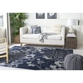 thumbnail image 3 of SAFAVIEH Adirondack Hortense Floral Area Rug, Navy/Silver, 4' x 6', 3 of 8