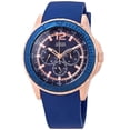 thumbnail image 1 of Guess W0485G1 Men's Maverick Blue and Rose Gold Tone Dial Watch, 1 of 4