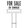 thumbnail image 1 of "For Sale By Owner" Sign, Black & White Plastic, 20 x 24-In. -LFS-1, 1 of 2