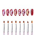 thumbnail image 2 of Nail Brush Gel Brush For Manicure Nail Art 8Pcs/Set Nail Brush Acrylic Liquid Powder, 2 of 5