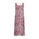 thumbnail image 4 of Vestido de Verano para las Mujeres sin Mangas Lino-Look Impreso Maxi, Suelto Fluido Y Vestido Sexy de Moda para las Mujeres, 4 of 4