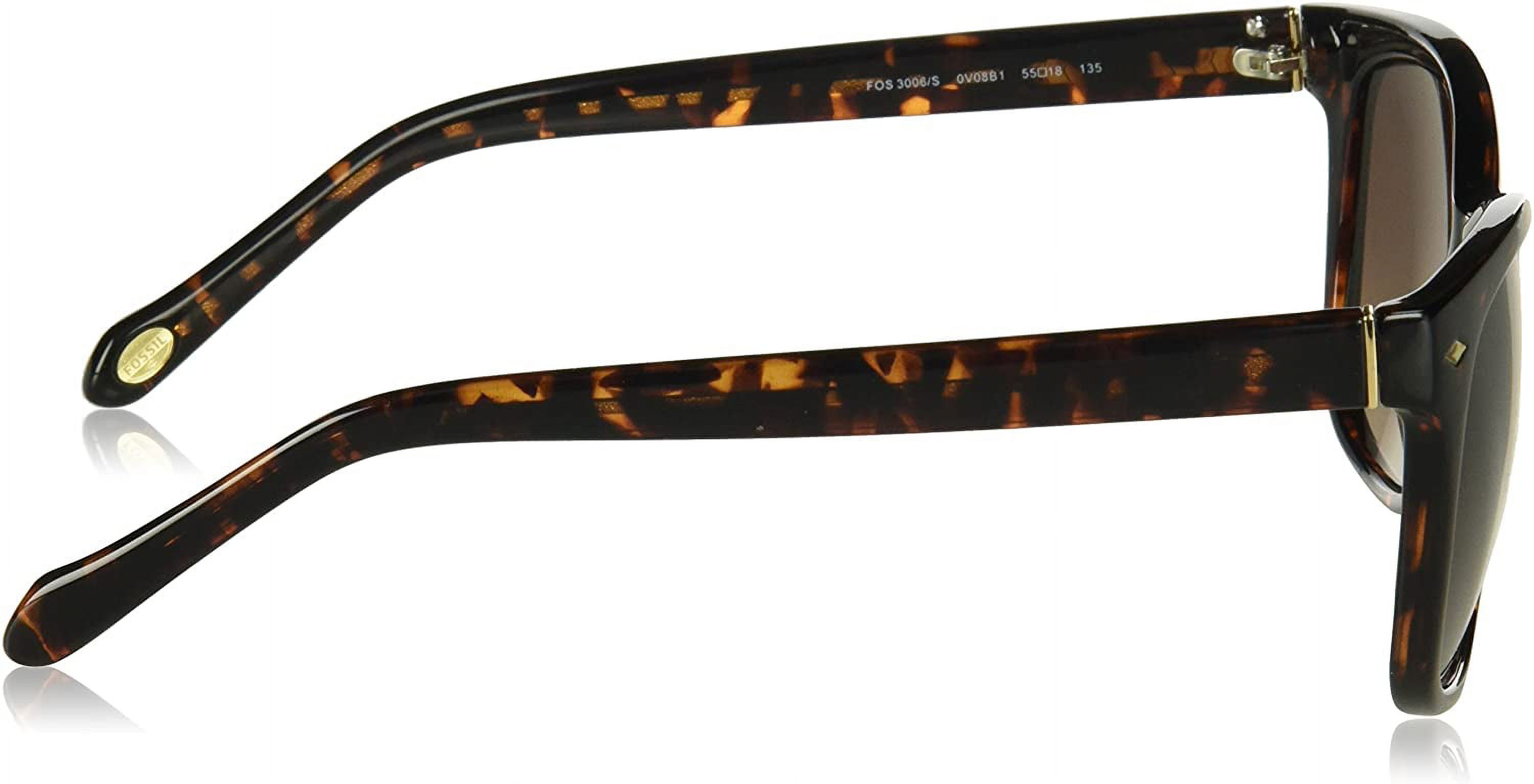 Fossil Sunglasses Black Brown Lens 55-18 135 FOS3021/S OXL7 PH Fossil FM143 Men main image 2