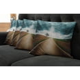 thumbnail image 5 of Ambesonne Landscape Throw Pillow Cover 4 Pack, Roads Travel Clouds, 24", Brown Teal, 5 of 5