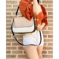 thumbnail image 3 of Kate Spade Staci Colorblock Saffiano Leather Flap Shoulder Bag Warm Beige Multi, 3 of 5