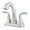 Polished Chrome, variant on Bronson 2-Handle 4" Centerset Bathroom Faucet in Tuscan Bronze