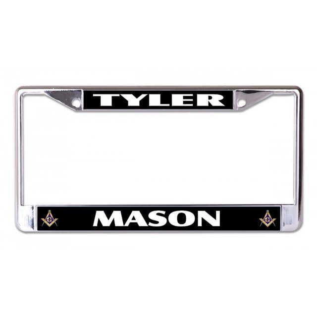 Cadre de Plaque d'Immatriculation Chromé Tyler Mason