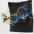 thumbnail image 6 of Sigee colorful flames dinosaur for Pet Blanket for Dog Cat Puppy Blanket Cat Blankets for Small and Medium Pets-Small, 6 of 8