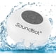 thumbnail image 1 of SoundBot® SB510 HD Altavoz de ducha Bluetooth 4.0 resistente al agua, altavoz portátil manos libres con micrófono incorporado, 6 horas de reproducción, botones de control y ventosa dedicada para ducha, 1 of 5