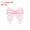 Pink, variant on 80Pcs Mini Gingham Ribbon Bow 1" Checkered Fabric Satin Ribbon Bows for Craft DIY Hair Bow Sewing Pink and White