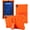 Orange, variant on Dteck Case for Onn 7" Core Android 16 Tablet (2026 Model), Kids Friendly Soft Silicone Adjustable Stand Cover,Red