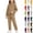 #01-Brown, variant on Girls 2 Piece Pullover Hoodie and Sweatpants Set Solid Color Long Sleeve Outfit with Kangaroo Pocket for Cozy Fall Winter School Daily Wear