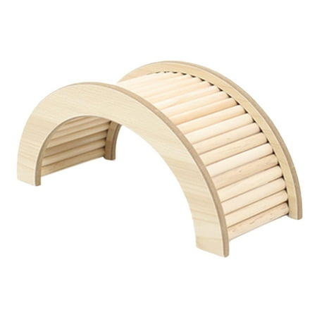 TOOYFUL Wooden Small Animal Hideout, Hamster House And Habitat, Toy Accessories, Activity Platform, Cage Accessories for Dwarf Mice, Gerbils Arches M