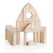 Guidecraft Guidecraft Unit Blocks Set A - 28 Piece Set: Kids STEM Learning Educational Toys, Wooden Standard Block Play Building Set - 28
