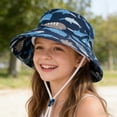 thumbnail image 2 of NIEWTR Toddler Sun Hat UPF 50+ Sun Protective Bucket Hat for Kids Boys Girls Wide Brim Summer Beach Fishing Safari Adjustable Hat(A-Navy,1-2 Years), 2 of 9
