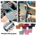 thumbnail image 4 of Fitness Cowhide Gloves Men Pull-up Exercise Half-finger Horizontal Bar Training` P8P4, 4 of 9
