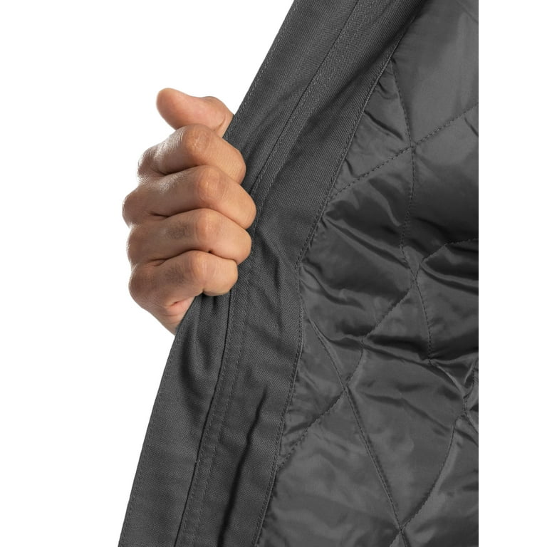 Wrangler Workwear Men's Quilted Lined Work Shirt Jacket with Wrangler Workwear Men's Quilted Lined Work Shirt Jacket with