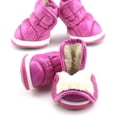 thumbnail image 2 of 4 Pcs/Sets Puppy DOgs Winter Snow Boots Casual Dog Shoes Pet Slip-resistant Shoes Teddy Dog Shoe, 2 of 7