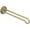 Brushed Gold, variant on National Hardware N275-522 Wall Base, 1-1/4"  7", White