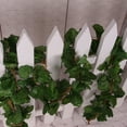 thumbnail image 2 of 5x Hoja De Cangrejo Artificial Hiedra Vid Follaje Flores Decoración De Hojas de Begonia, 2 of 7
