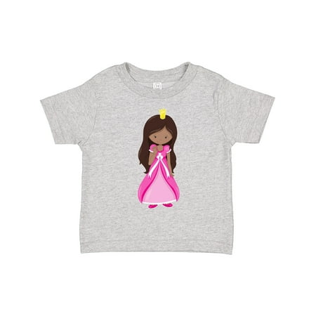 

Inktastic African American Princess In Pink Dress Girls Toddler T-Shirt