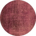 thumbnail image 1 of Ahgly Company Indoor Round Oriental Brown Industrial Area Rugs, 7' Round, 1 of 4