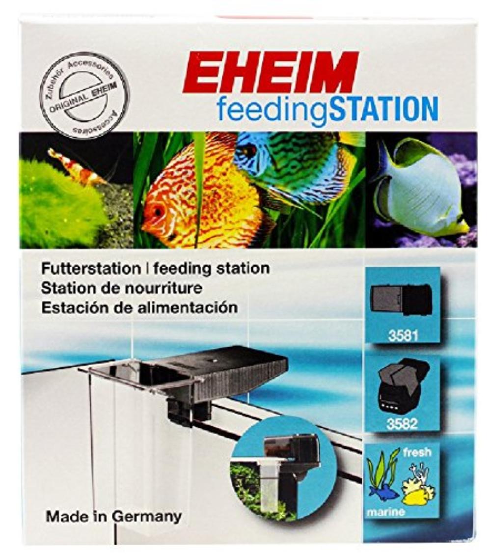 aquarium feeding station