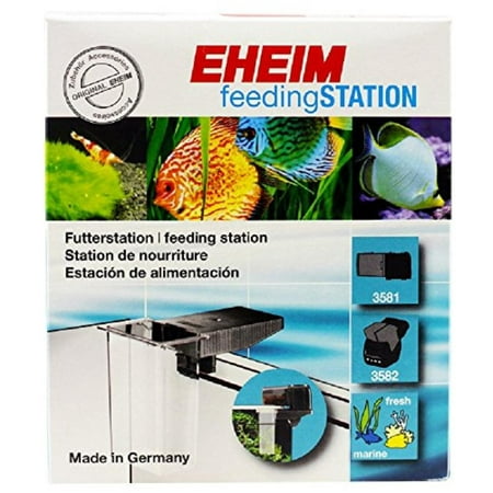 Aquarium Feeding Station, The food is delivered underwater, via the chamber, to the same location every time By