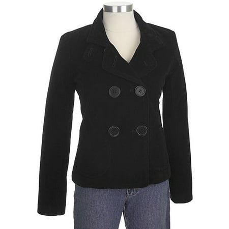 Juniors Plush Pea Coat