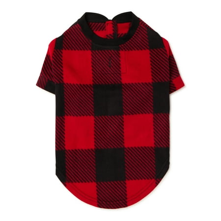Derek Heart Polyester Plaid Dog Bandana, Blue