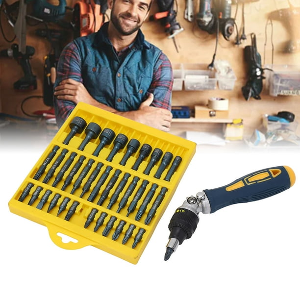 Herramientas Taller Mecanico ATuan Juego De Destornilladores De Trinquete De Precisión, Juego De Maletin Herramientas