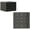 Black, variant on Outsunny WPC Interlocking Deck Tiles, 11 Pack Outdoor Tiles, Grey