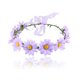 thumbnail image 2 of Guirnalda de flores de 4 piezas, diadema de girasol, diadema de flores multicolor, diadema ajustable, accesorios para el cabello para mujer, 2 of 5