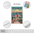 thumbnail image 2 of Istanbul Retro Travel Poster Vintage Turkish City Tourism Wall Art Print Print Poster, 2 of 8
