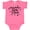 Hot Pink, variant on Inktastic Happy New Year Boys or Girls Baby Bodysuit