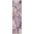thumbnail image 2 of Addison Rugs Chantille Indoor/Outdoor Transitional Floral Plum Machine Washable Runner Rug, 2'3" x 7'6", 2 of 8