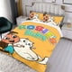 thumbnail image 3 of Las Reglas de Rosie Conjunto de sábanas temático, trío de piezas, cómodo y amigable con la piel, diseño único, regalo de decoración para el hogar para familiares, amigos y fans,135cm *200cm, 3 of 6
