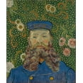 thumbnail image 2 of van Gogh, Vincent 26x30 Black Ornate Wood Framed with Double Matting Museum Art Print Titled - Portrait of Joseph Roulin, 2 of 4