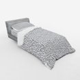 thumbnail image 3 of Leaves Duvet Cover Set, Surreal Botanical Formations with Dashes and Streaks, Bedding Set with Shams and Fitted Sheet, 3 Sizes, by Ambesonne, 3 of 3
