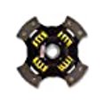 thumbnail image 2 of Advanced Clutch 4224205 Clutch Disc Race Single Disc; 4 Paddle Design; 8.82 Inch Diameter; 15/16 Inch x 22 Spline Input Shaft; Sprung Hub; Ceramic Friction Material; Steel Plate Material, 2 of 2