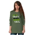 thumbnail image 4 of Fishing On Trail Chasing Tail Fisher Men's Long Sleeve Tee T Shirt Brisco Brands S, 4 of 6