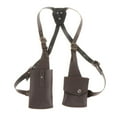 thumbnail image 2 of yuksok Shoulder Harness Bag Armpit Bag Underarm Purse Bag for Hiking Camping Sports Dark Brown, 2 of 9
