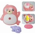 thumbnail image 1 of Baby bath water toy - Sea Lion Sprinkler Baby Bath Toys, Bathtub Toys with 2 Spray Water Sprinklers（Color random） for Kid ,Bathtub Swimming Pool Toys for Infant Baby Toddlers (pink), 1 of 3
