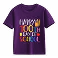 thumbnail image 7 of Miaju Shirts for Girls First Day Of School Round Neck Short Sleeve T-Shirt Cartoon Print Fashion Preppy Tops Tee for Toddler & Kids, 7 of 7