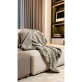 thumbnail image 3 of Luxe Faux faux Throw Blanket 50x60 100% Sheepskin Natural Color, 3 of 5