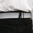 thumbnail image 4 of Buckle-Down Belt, Seatbelt Buckle Belt, Checker Black White Fade Out, Youth 22 to 32 Inches, 4 of 9