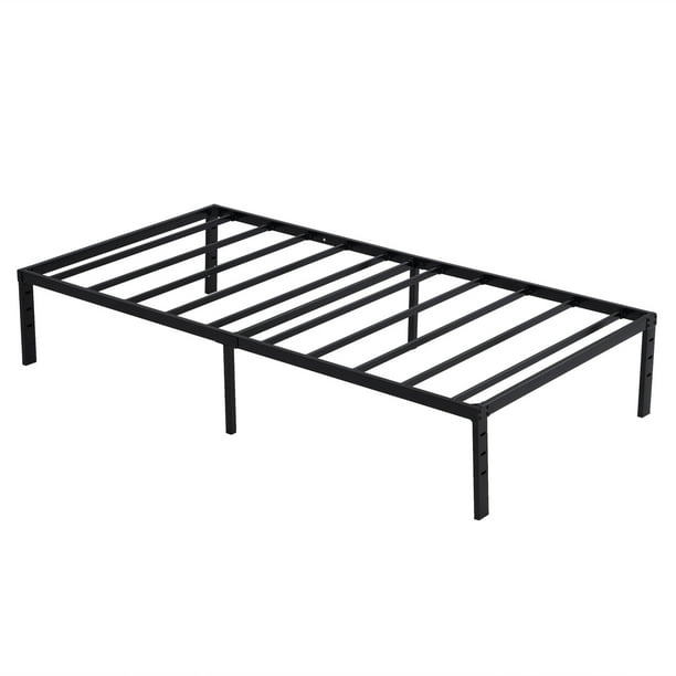 82 Inch Length Metal Platform Bed, Twin Size Bed Frame with Heavy Duty